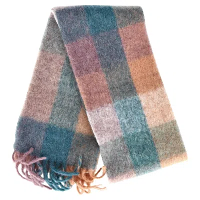 Acne Studios Fringed Scarf In Multicolor Wool