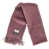 Acne Studios Fringed Scarf In Rose Wool