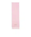 Acne Studios Fringed Scarf In Pink
