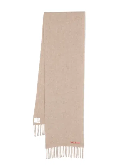 ACNE STUDIOS FRINGED WOOL SCARF