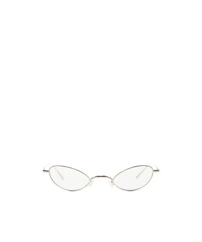 Acne Studios Full Frame Sunglasses In White