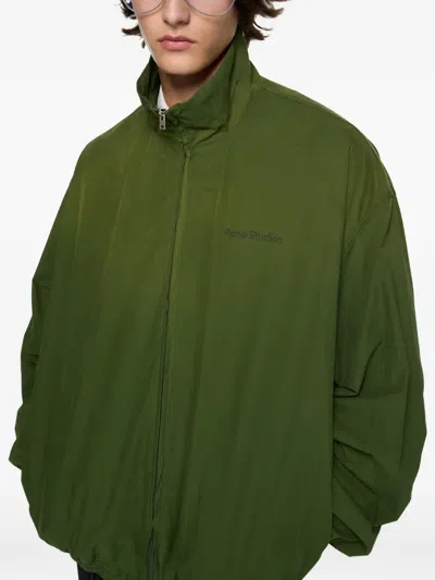 Acne Studios Full-zip Jacket In Green