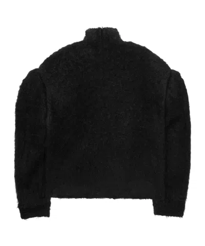 Acne Studios Funnel Neck Sweater In Black