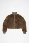 Acne Studios Shoulder Caps. In Mud Brown