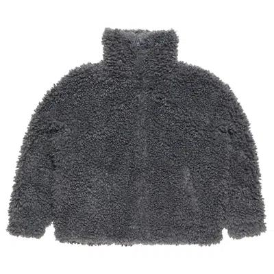 Pre-owned Acne Studios Fuzzy Bomber Jacket 'carbon Grey' | Women's Size Xs In Gray