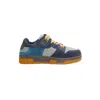 Acne Studios Fuzzy Low Top Sneakers In Animal Print