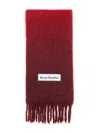 Acne Studios Gradient-effect Scarf In Red