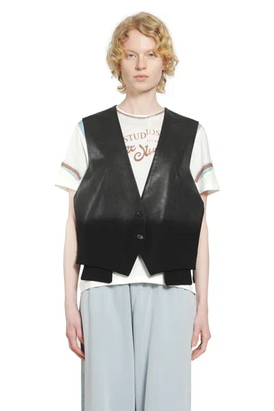 Acne Studios Gradient Vest In Black
