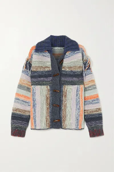 Pre-owned Acne Studios Grail  Artisanal Edge Jacket In Multicolor