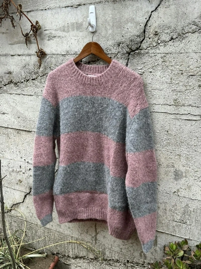 Pre-owned Acne Studios Grail  Exaggerated Sweater In Multicolor
