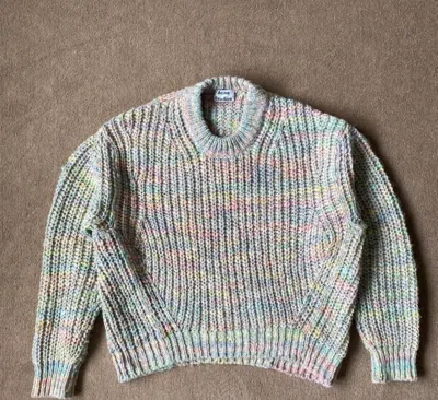 Pre-owned Acne Studios Grail  Intricate Mohair Sweater In Multicolor
