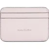 Acne Studios Grained Leather Card Holder In Powder Pink