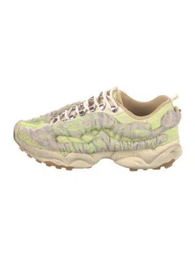 Pre-owned Acne Studios Graphic Print Athletic Sneakers In Neutral