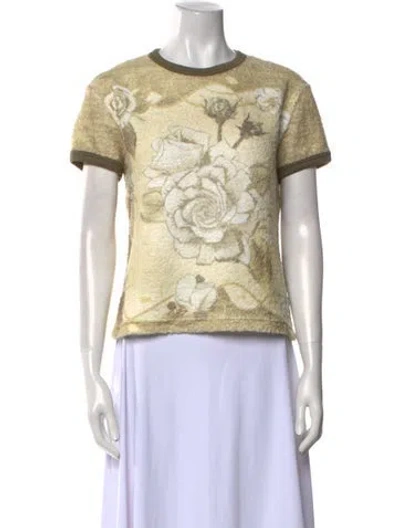 Pre-owned Acne Studios Graphic Print Crew Neck Sweatshirt In Neutral