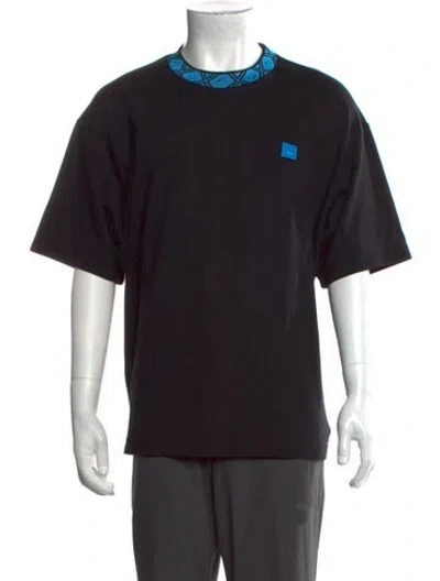 Pre-owned Acne Studios Graphic Print Crew Neck T-shirt In Black