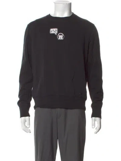 Pre-owned Acne Studios Graphic Print Crew Neck T-shirt In Gray