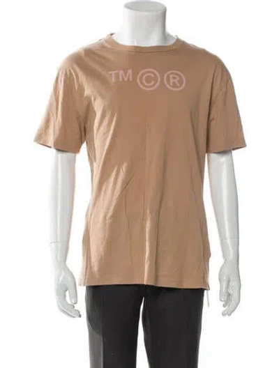 Pre-owned Acne Studios Graphic Print Crew Neck T-shirt In Neutral