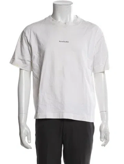 Pre-owned Acne Studios Graphic Print Crew Neck T-shirt In Neutral