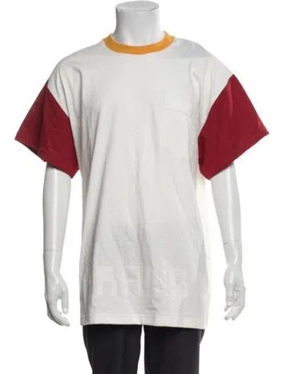 Pre-owned Acne Studios Graphic Print Crew Neck T-shirt In Neutral