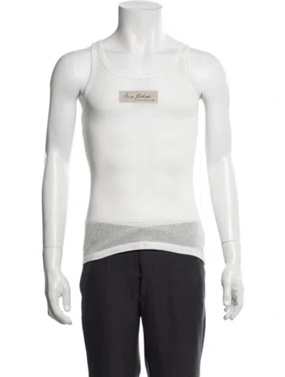 Pre-owned Acne Studios Graphic Print Scoop Neck T-shirt In Neutral