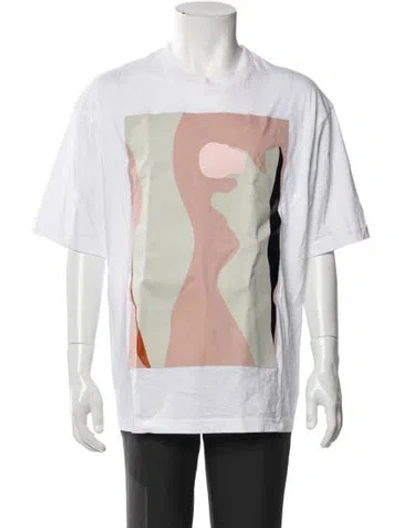 Pre-owned Acne Studios Graphic Print Short Sleeve Shirt In Multi