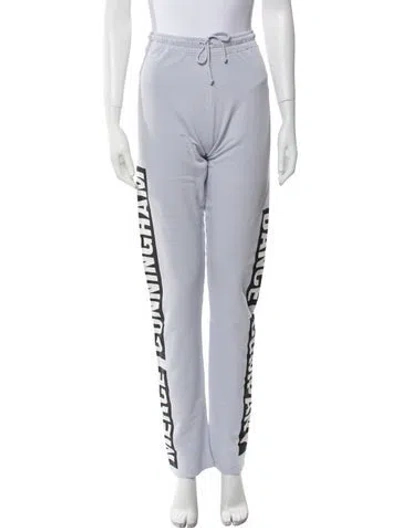 Pre-owned Acne Studios Graphic Print Sweatpants In Purple