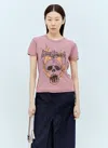 Acne Studios Pink Faded T-shirt In Pink