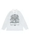Acne Studios Long Sleeve Graphic Print T-shirt In Gray