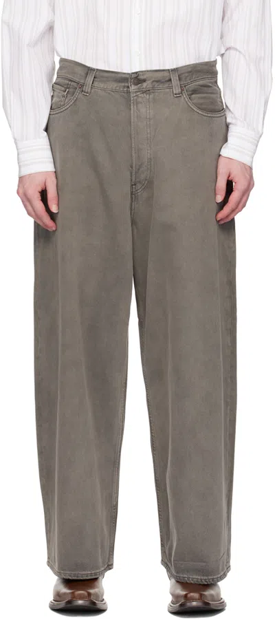 Acne Studios Grey 2023 Jeans In Aa2 Anthracite Grey