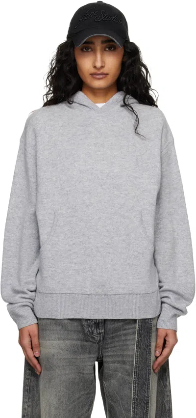 Acne Studios Gray Cashmere Hoodie
