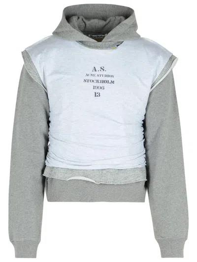 Acne Studios Gray Cotton Sweatshirt Men