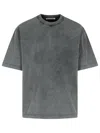 Acne Studios Short-sleeved T-shirt In Gray