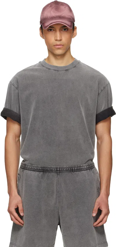 Acne Studios Gray Crew Neck T-shirt