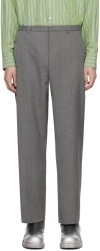 Acne Studios Gray Four-pocket Trousers In 990 Grey Melange