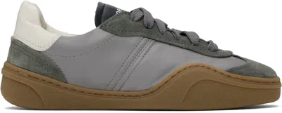 Acne Studios Gray Lace-up Sneakers In Bq9 Multi Grey
