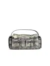 Acne Studios Gray Leather Bag In Grey