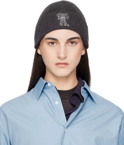 Acne Studios Gray Merino Wool Beanie