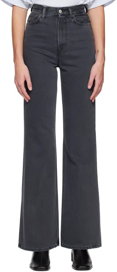 Acne Studios Gray Regular-fit 1990 Jeans In Dark Grey