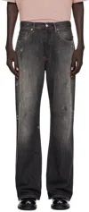 Acne Studios Gray Regular Fit 2021m Jeans In Black