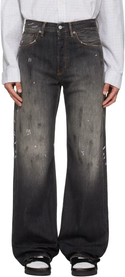 Acne Studios Gray Regular Fit 2021m Jeans In Black