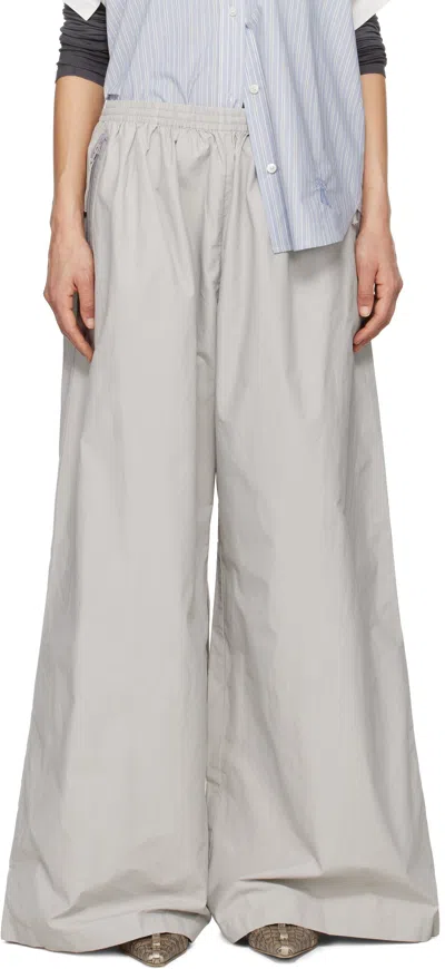Acne Studios Grey Relaxed Fit Lounge Trousers In 902 Grey