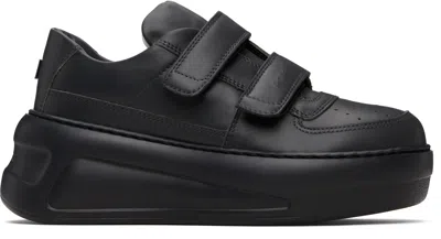 Acne Studios Gray Velcro Strap Platform Sneakers