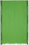 Acne Studios Green Fringed Scarf In Ab8 Green