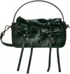 Acne Studios Women's Multipocket Lux Shoulder Bag In Aax Dark Green