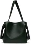 Acne Studios Green Musubi Midi Shoulder Bag In Ab7 Olive Green