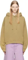 Acne Studios Green Relaxed Fit Hoodie In Abc Sage Green