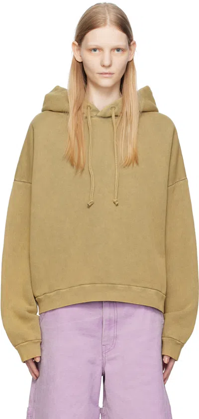 Acne Studios Green Relaxed Fit Hoodie In Abc Sage Green