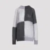 Acne Studios Wide-knit Mesh Shirt In Grey
