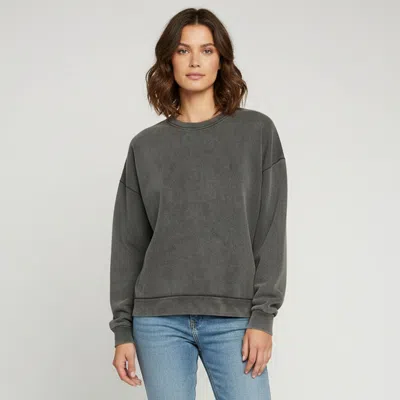 Pre-owned Acne Studios Grey Cotton Crewneck Oversized Sweatshirt M In Gray