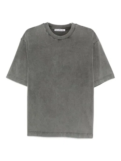 ACNE STUDIOS GREY COTTON T-SHIRT